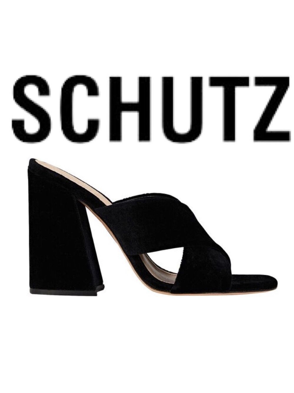 NWOB $128 SCHUTZ
Callie Crisscross Velvet Mule